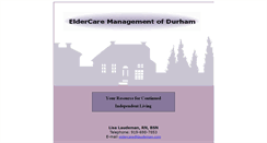 Desktop Screenshot of eldercare.laudeman.com
