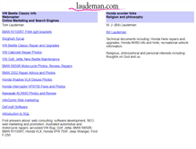 Tablet Screenshot of laudeman.com